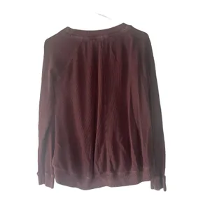 Soft Surroundings Women's‎ Size Medium Thermal Purple Sweater thumbnail 7