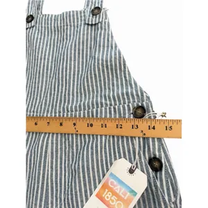 Cali 1850 Los Angeles Womens Small Shorts Jumper Linen Cotton Stripe New III13-1 thumbnail 7