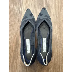 Rothys The Point Grey Camo Pointed Toe Flats‎ Womens 8.5 Sustainable Washable thumbnail 4