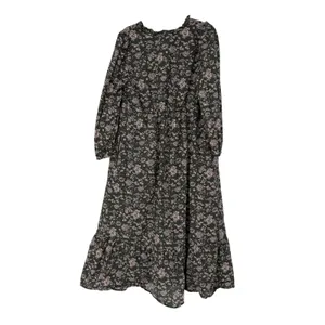 The Nines by Hatch Womens Green Floral Long Sleeve Tiered Maxi Dress Small‎ thumbnail 2