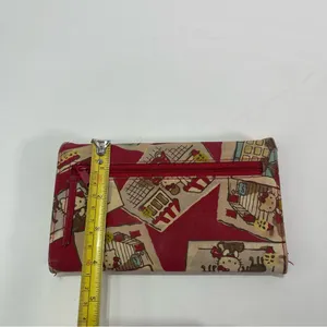 Hello Kitty Sanrio Smiles Full Size Red Wallet All Over Graphic Shopping Cute thumbnail 2