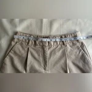 Zara Beige Women's Bermudas thumbnail 8