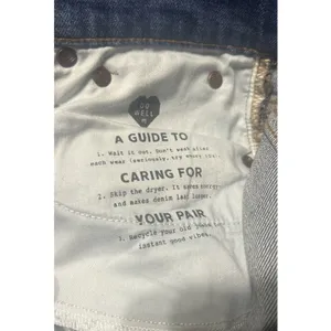 Madewell Perfect Vintage Crop Blue Jeans Women Sz 26 Distressed Classic Staple thumbnail 8