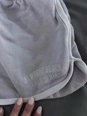 Brandy Melville Light Gray Terry Athletic Shorts thumbnail 3