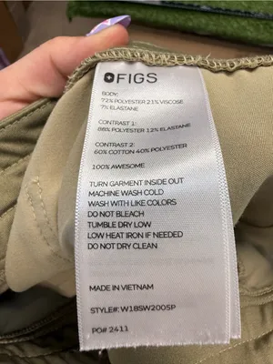Figs Zamora Jogger Scrub Pant Khaki Tan Brown Drawstring Medical Women's MPetite thumbnail 4