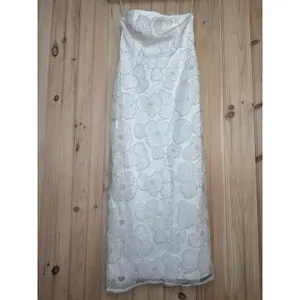 NWT Lulus Loving Mentality White Tulle Beaded Strapless Midi Dress Bridesmaid S thumbnail 2