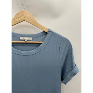 The Clothing‎ Company Blue Babydoll Tunic Mini Dress Women's Size Small S thumbnail 3
