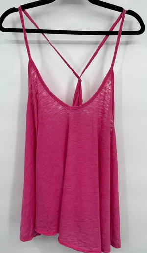 We The Free Pink Sandy Tank Top Sleeveless Relaxed Fit Women's Size Medium NEW thumbnail 1