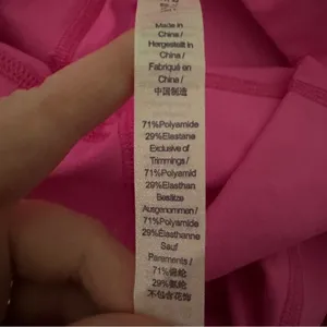 CRZ YOGA Light Purple Pink High Rise Yoga Shorts 9.5" Inseam Sz‎ M NEW thumbnail 4