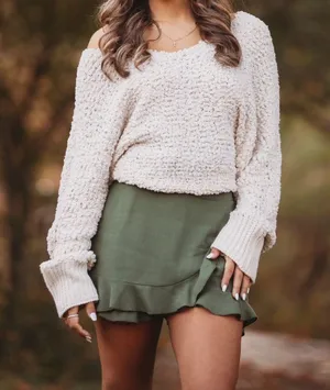 Altar'd State Green Skort thumbnail 1