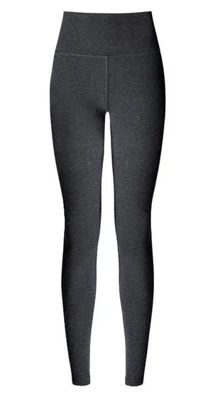 Lululemon Vintage Wunder Under Pant (Roll Down) - Heathered Black - 2 thumbnail 3