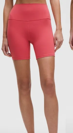 Lululemon Align High Rise Short Size‎ 2 Desert Red Pink thumbnail 1