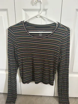 American Eagle Multi Color Soft And Sexy Long Sleeve thumbnail 1
