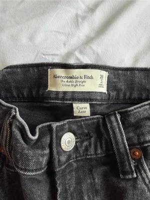 Abercrombie & Fitch Ankle Straight Ultra High Rise Curve Love thumbnail 5