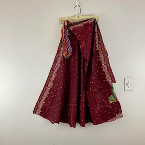 Reversible Maxi Wrap Skirt BINS218 Multiple thumbnail 2