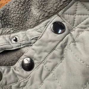 Abercrombie Fitch Camo‎ Fleece Quilted Snap Neck Pullover Sweatshirt Women M thumbnail 5