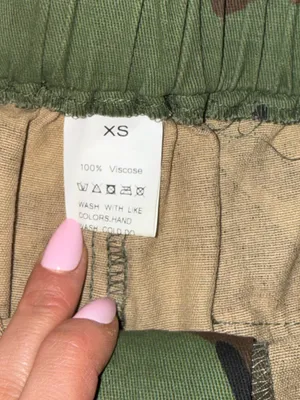 Camo Cargo Pants - Green Camo size XS thumbnail 7