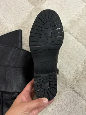 Franco Sarto Black Leather Boots thumbnail 2