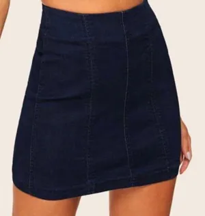 Navy Skirt Blue Size M thumbnail 1