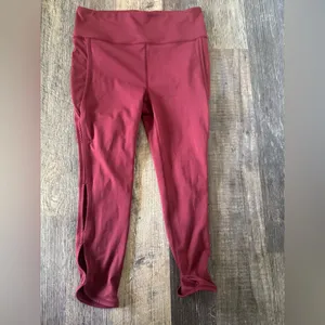 Free People FP Movement High Rise Infinity Cutout gym cropped‎ Legging large thumbnail 7