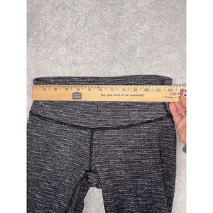 lululemon wonder under leggings low rise black white 6 Full Length thumbnail 7