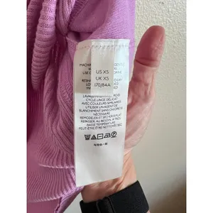 Free People We The Free Tank Top‎ Women XS Purple Henley Ribbed Racerback Casual thumbnail 5