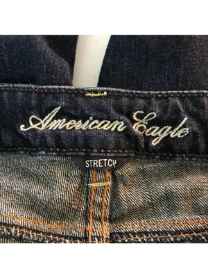 American Eagle Outfitters Womens Skinny Jeans Dark Wash Stretch 2 thumbnail 9
