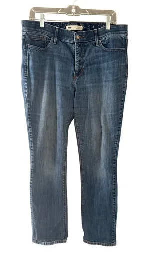 Levi's 525 Straight Leg Jeans Womens 14M W32 L32 Perfect‎ Waist Tummy Control thumbnail 1