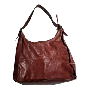 Hobo International Marley Logan Berry Leather Top Zip Classic Shoulder Bag thumbnail 2