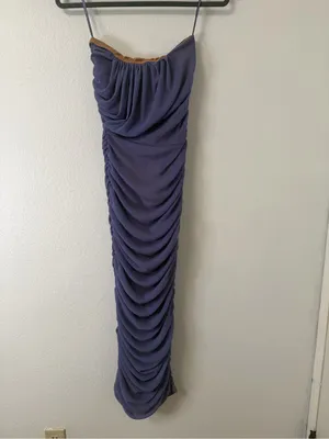 JLUXLABEL Purple/Silver Celestia Midi Dress thumbnail 3