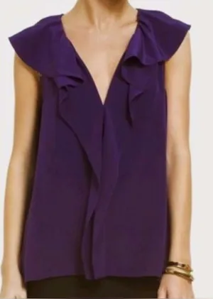 BCBG Max Azria Drea‎ Silk Blouse Size Small thumbnail 1