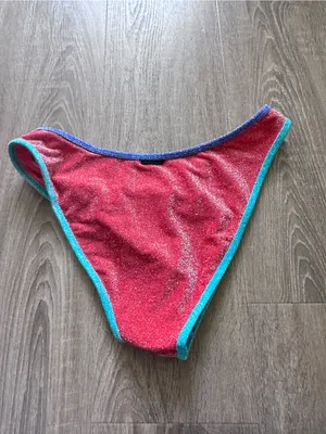 Free People‎ It's Now Cool Lurex The High Curve Duo Bikini Bottom XL New thumbnail 8