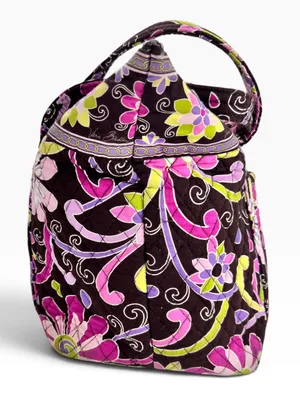 Vera Bradley Retired Purple Punch Shoulder Bag in Brown & Pink thumbnail 1