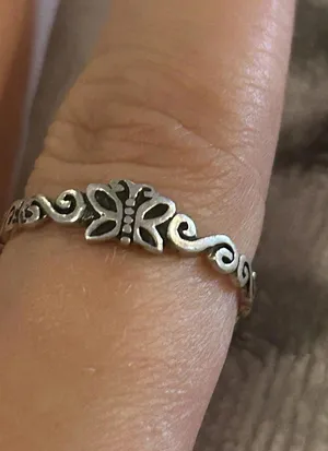 Sterling Silver Ring 925 Size 8 Band Ring Jewlery thumbnail 1
