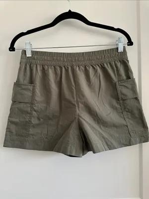 Zara army green cargo skort thumbnail 4