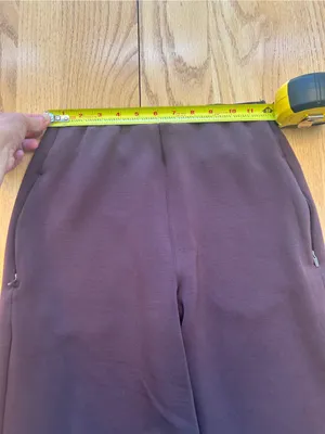 SPANX AirEssentials Zero Waistband Wide Leg Pants XS Truffle Brown 21722R Lounge thumbnail 8