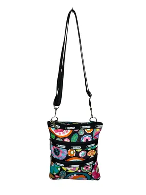 LeSportSac ✿ Crossbody Bag Festival Handbag ✿ Mixed Multi Floral Print ✿ 3X Zip thumbnail 3