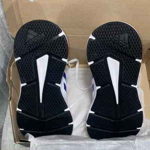 Adidas Galaxy 6 M White and Blue Athletic Sneakers thumbnail 9
