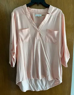 Calvin Klein Pink Blouse thumbnail 1