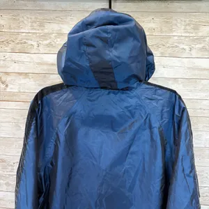 Vintage Y2K Catalina Womens S Windbreaker Jacket Blue Hooded Lightweight Velvet thumbnail 6