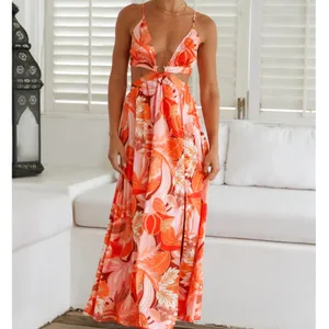 Hello Molly Strike Twice Maxi Dress Orange thumbnail 3
