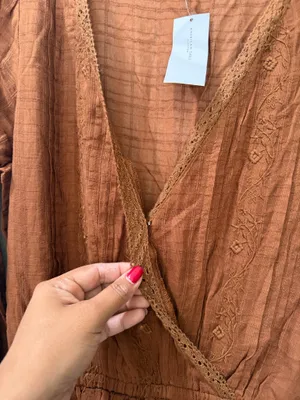 Nwt American Eagle Bohemian Tiered Western Dress thumbnail 9