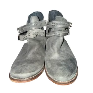 Free People Braeburn Leather Boho Booties Ankle Boots Size 37 7 thumbnail 2