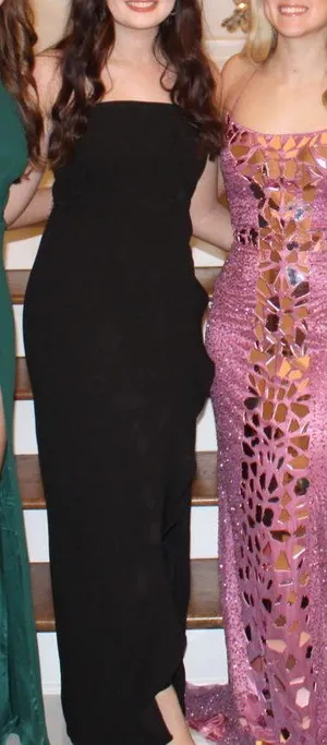 Lulus Strapless black dress thumbnail 1