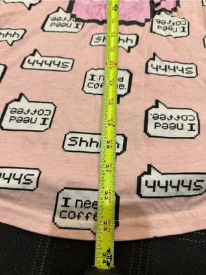 Girls Pink Coffee Graphic Pajama Tank & Shorts Set thumbnail 4