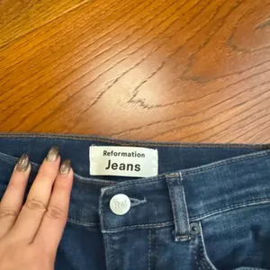 Reformation‎ Dark wash blue high rise Skinny Jeans Neris Wash size 24 thumbnail 5