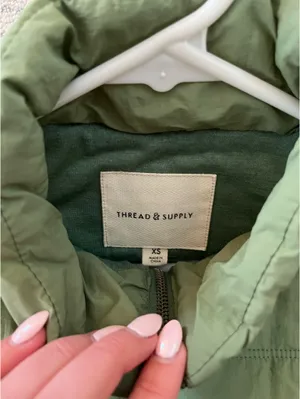 Dry Goods Vest Puffer Green thumbnail 3