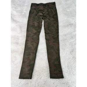 Gymshark Camo Seamless Leggings XS Olive Black High Rise Workout Activewear thumbnail 3