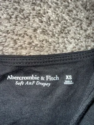 Abercrombie & Fitch Soft A&F Drapey Tie-Shoulder Bodysuit thumbnail 3