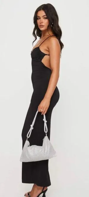 Princess Polly Kerani Maxi Dress Black thumbnail 4
